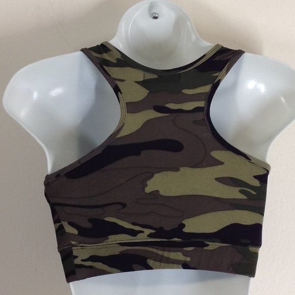 Fit In Brown Camo Sport Bra - Picture 6 of 9